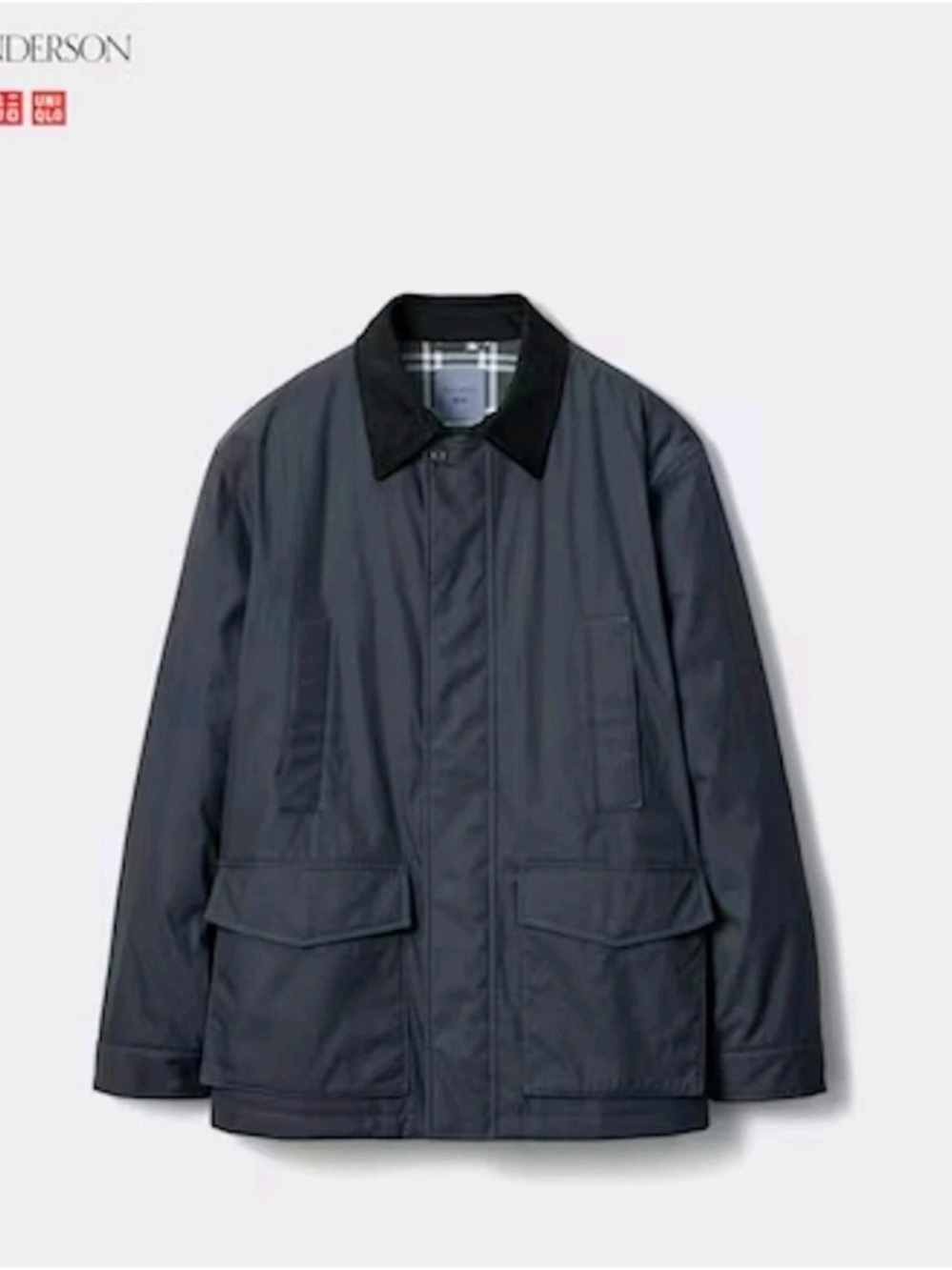 Uniqlo X Jw Anderson PUFFTECH Utility Jacket Navy Size M
